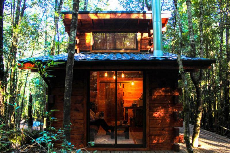 Cabanas Bosque Milenario Coñaripe Exteriér fotografie